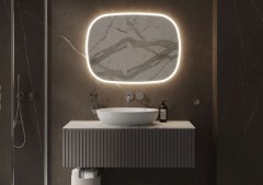 Badkamerspiegel Martens Design Parijs met verlichting en verwarming (alle maten)