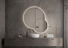 Badkamerspiegel Martens Design Arizona 80cm met verlichting en verwarming